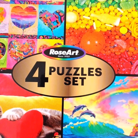 1000-piece puzzle +3 others Puzzles in 1 Set - Picture 4 of 13